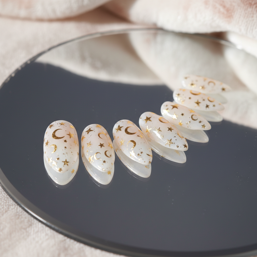 Moonlit Stars & Moons Press-On Nails